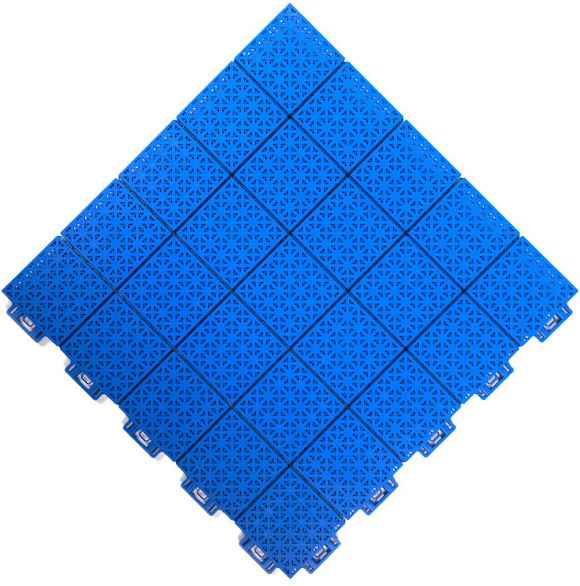 Y8 Soft Connection Sports Floor Apparence (Bleu)